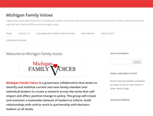 Tablet Screenshot of michiganfamilyvoices.org
